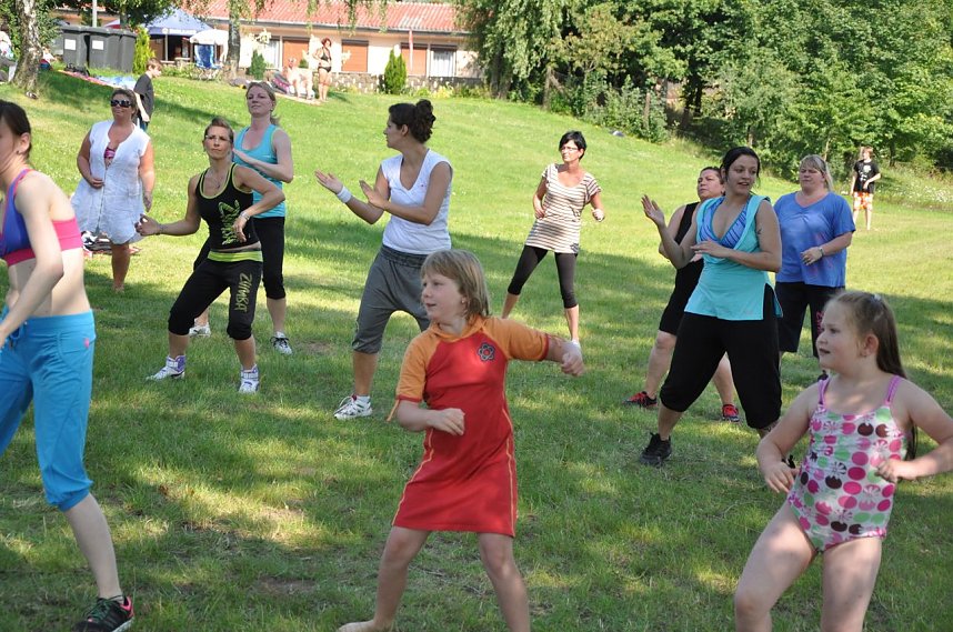 Zumba am Kiesschacht
