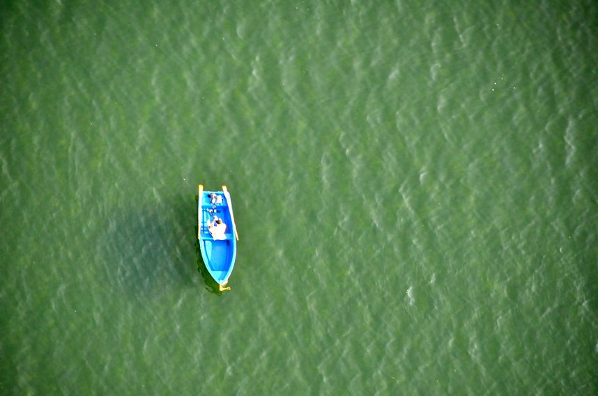 Rundflug und Ballonstart