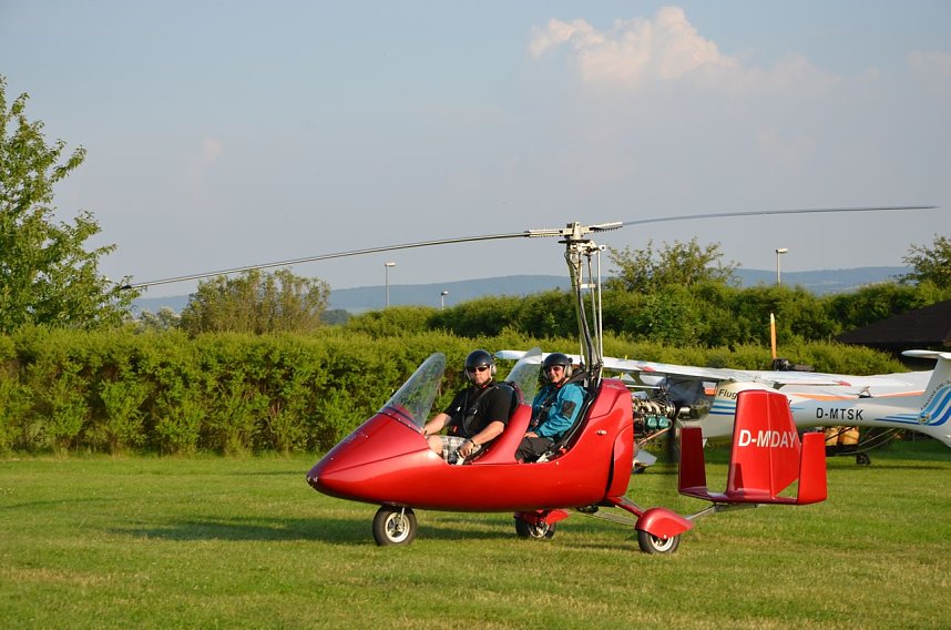 Rundflug und Ballonstart