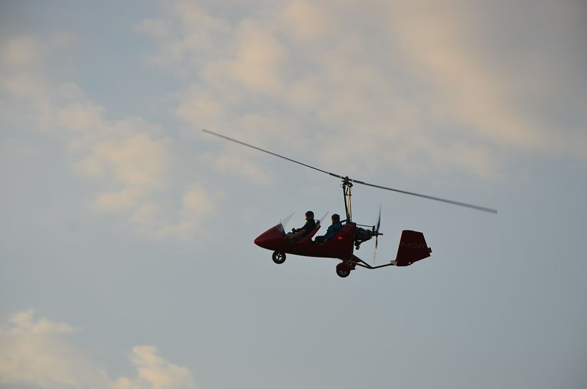 Rundflug und Ballonstart