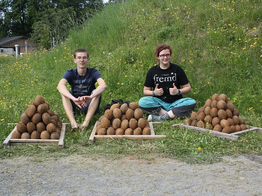Der erste Tag im Handwerker-Camp
