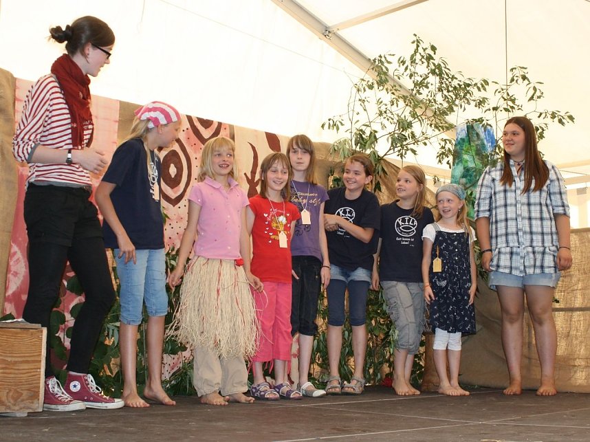 Der erste Tag im Handwerker-Camp