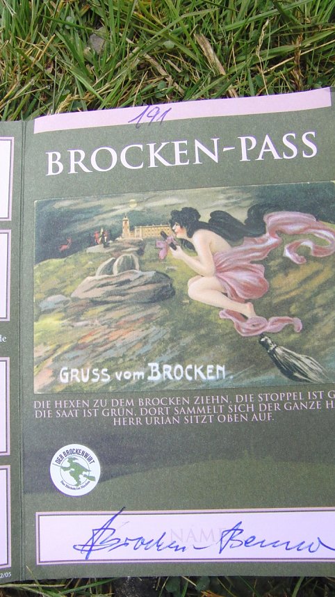 Von West nach Ost: und nochmal Brocken-Benno: sein 191. Brockenpass!