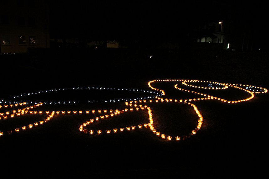 Lichterfest 2012 auf dem Petersberg