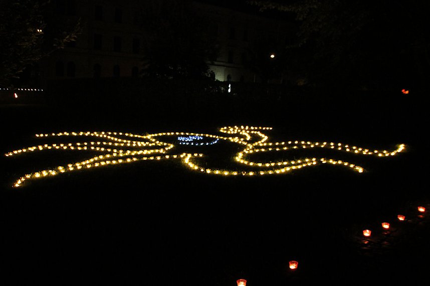 Lichterfest 2012 auf dem Petersberg