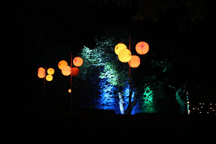 Lichterfest 2012 auf dem Petersberg