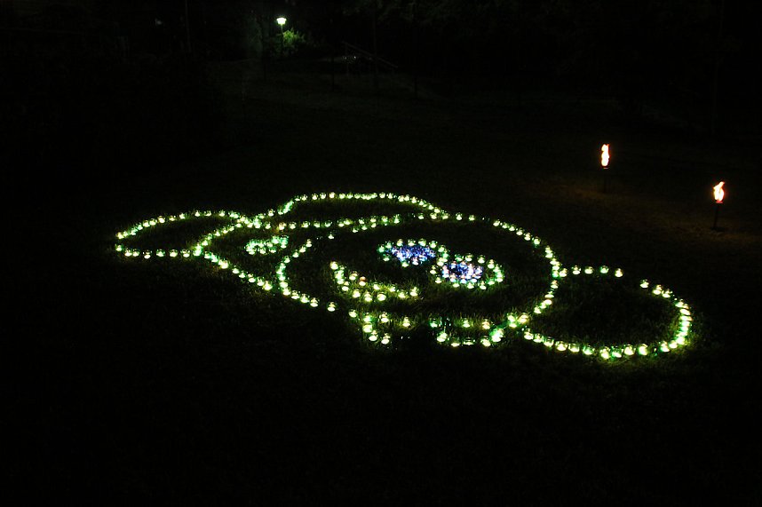 Lichterfest 2012 auf dem Petersberg