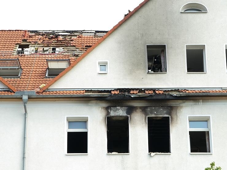 Brand im Studentenwohnheim