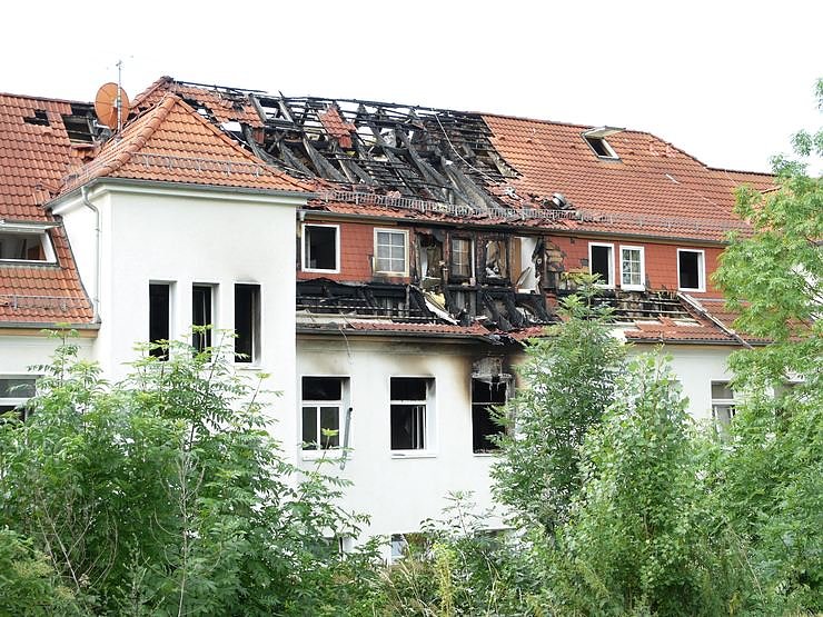 Brand im Studentenwohnheim
