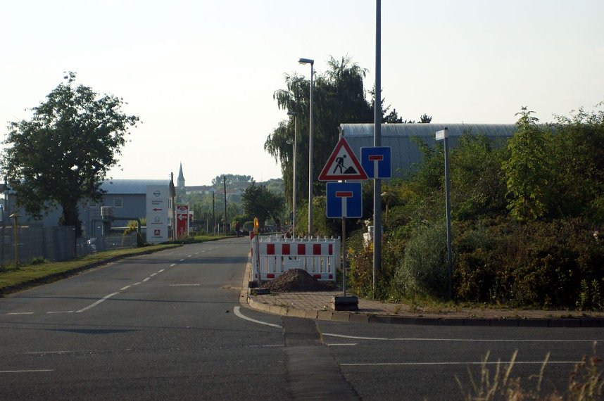 Erwischt: Baustelle in Nordhausen