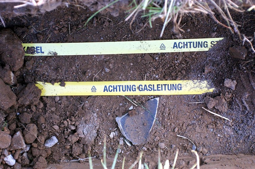 Erwischt: Baustelle in Nordhausen