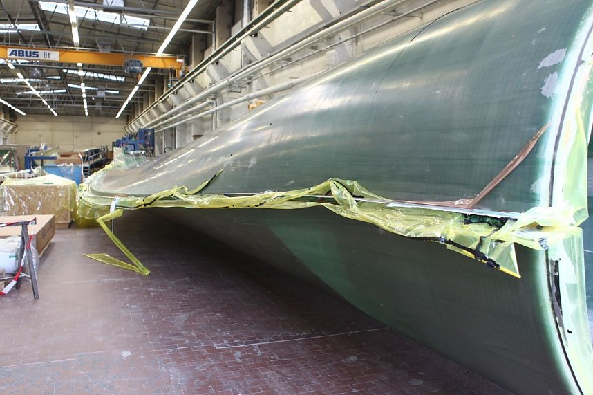 50 Meter lang sind die Rotorbl&auml;tter