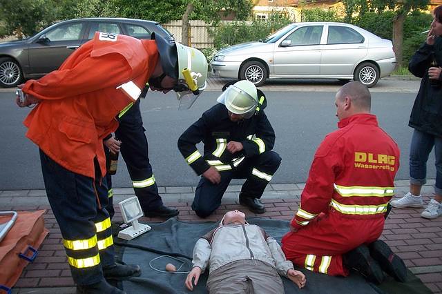 Training f&uuml;r die Feuerwehr