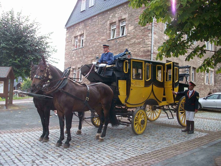 Mit der Kutsche durch die Aue