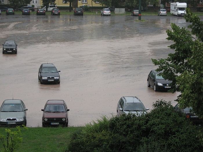 Unwetter in Nordhausen