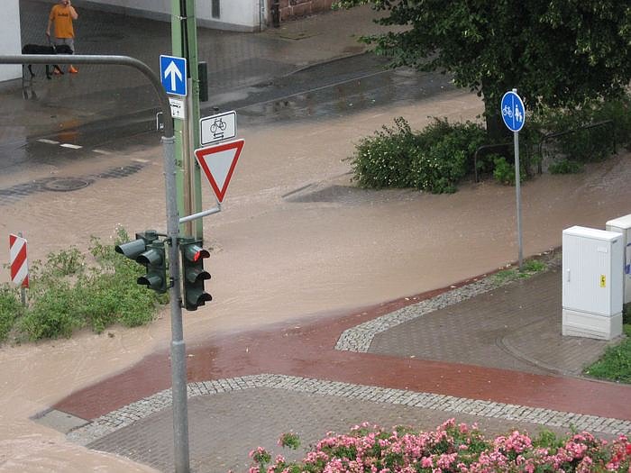 Unwetter in Nordhausen
