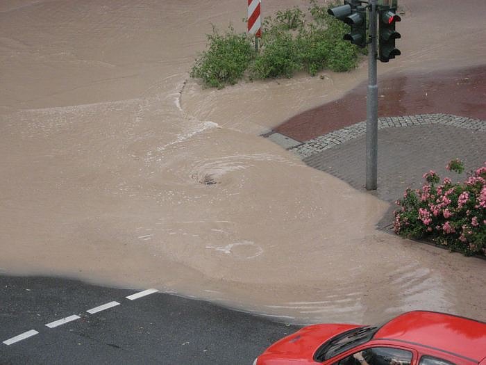 Unwetter in Nordhausen