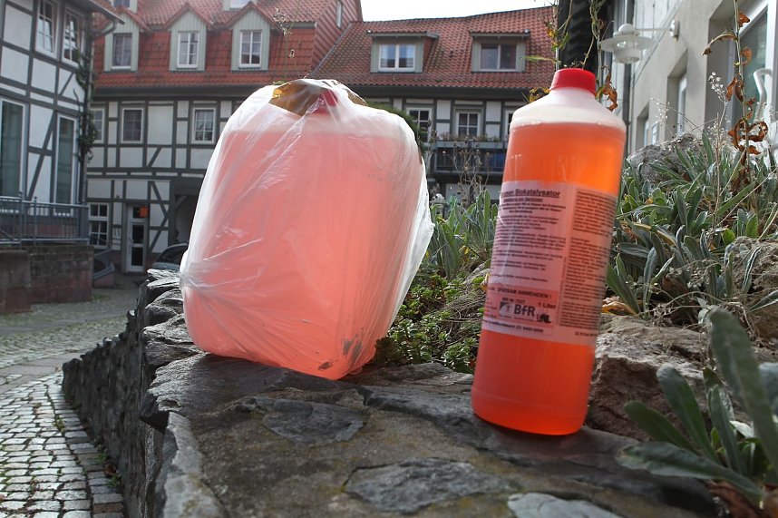 Butters&auml;ure-Anschlag in Nordhausen