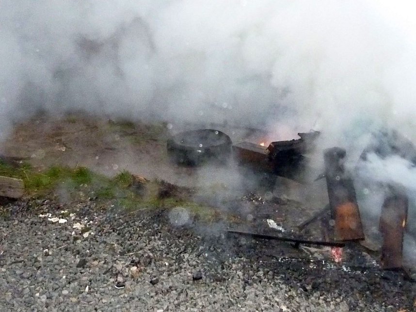 Feuer in der Rothenburgstra&szlig;e