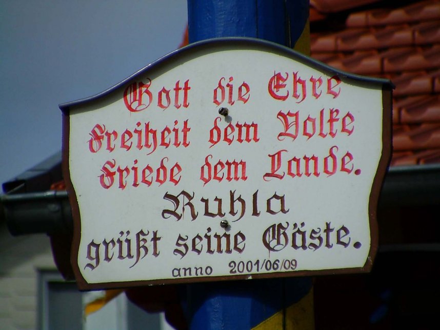 Besuch in Ruhla und in Th&uuml;ringen