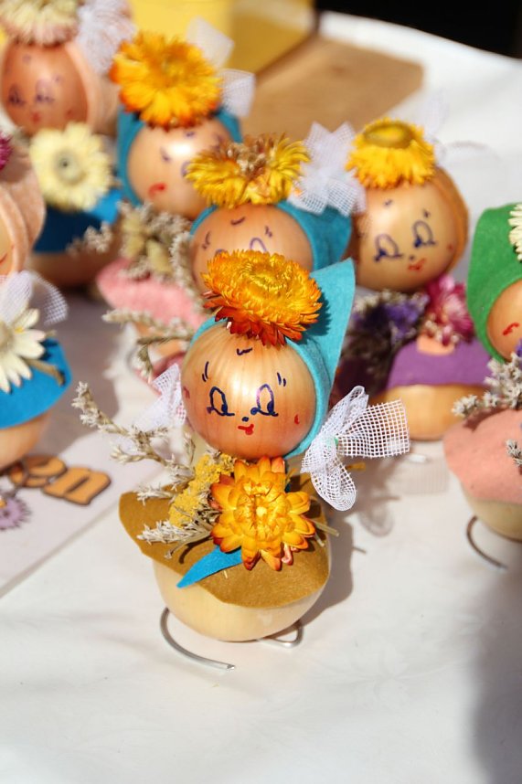 Besuch auf dem Zwiebelmarkt