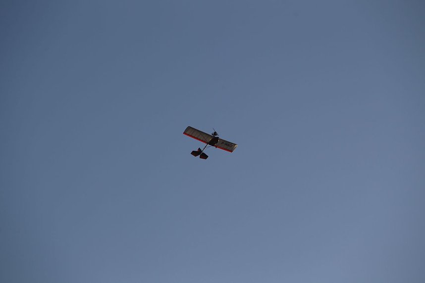 Am Himmel und auf der Schiene