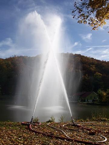 Wasserspiele der Feuerwehr