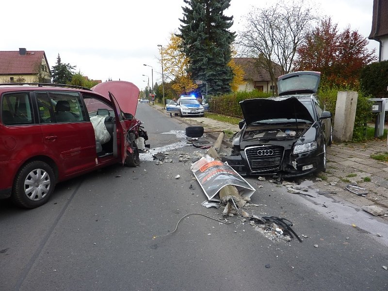 Unfall in der Harzstra&szlig;e