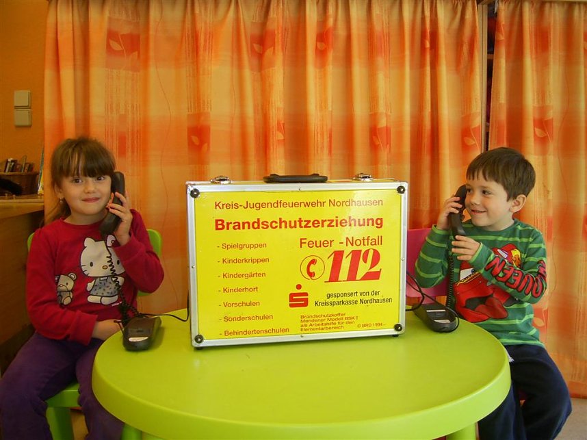 Die Feuerwehr im Kinderhaus