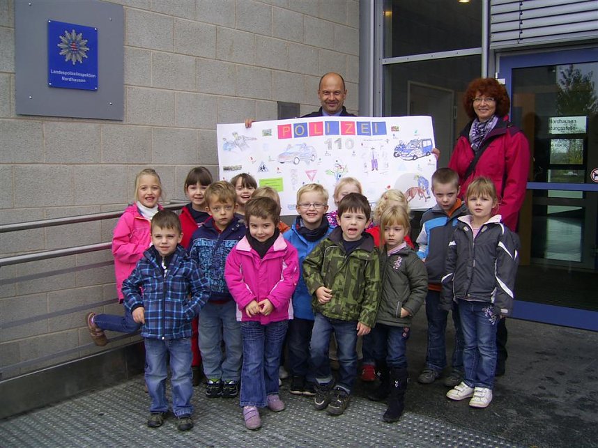 Besuch bei der Polizei