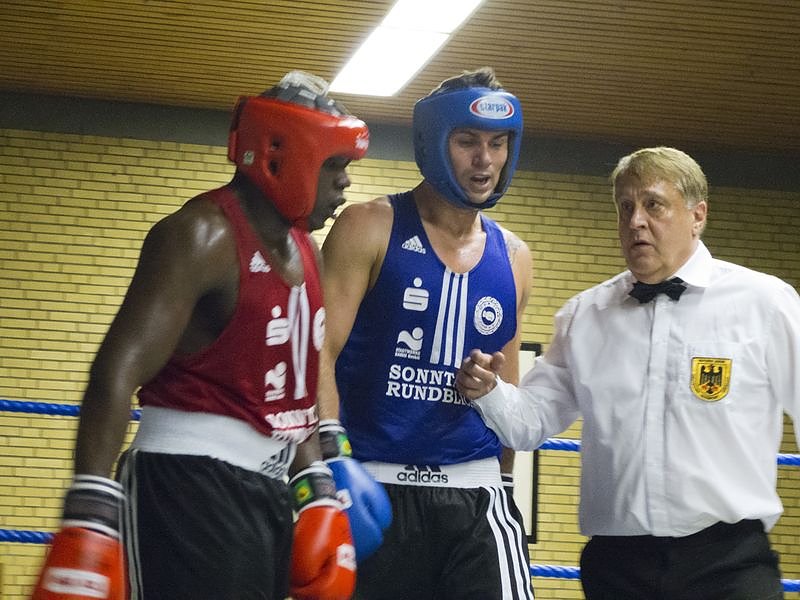 Einen Punkt erk&auml;mpft