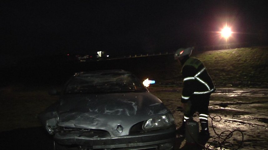 Einsatz entlang der neuen Strecke