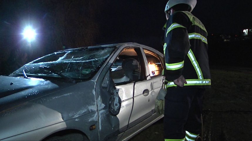 Einsatz entlang der neuen Strecke