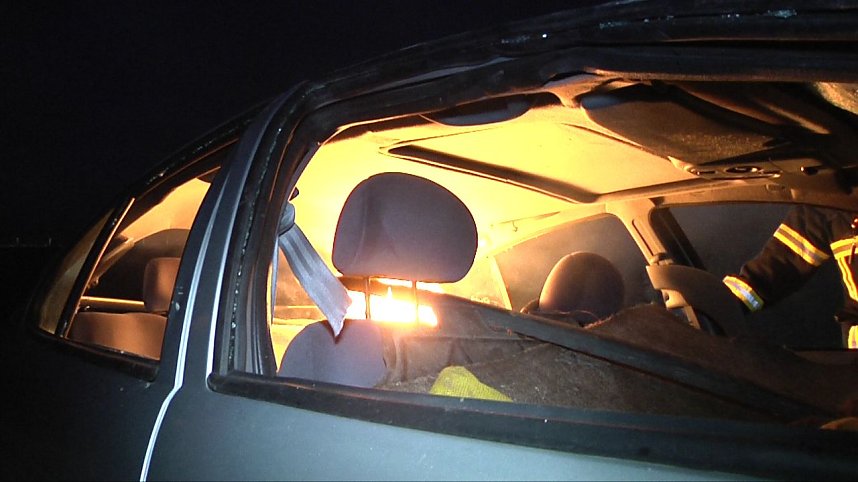 Einsatz entlang der neuen Strecke