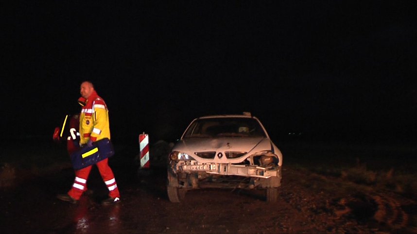 Einsatz entlang der neuen Strecke