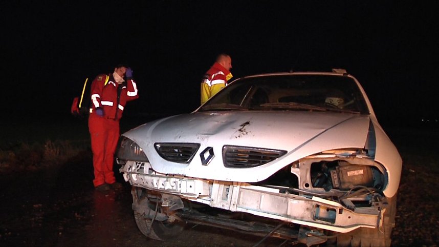 Einsatz entlang der neuen Strecke