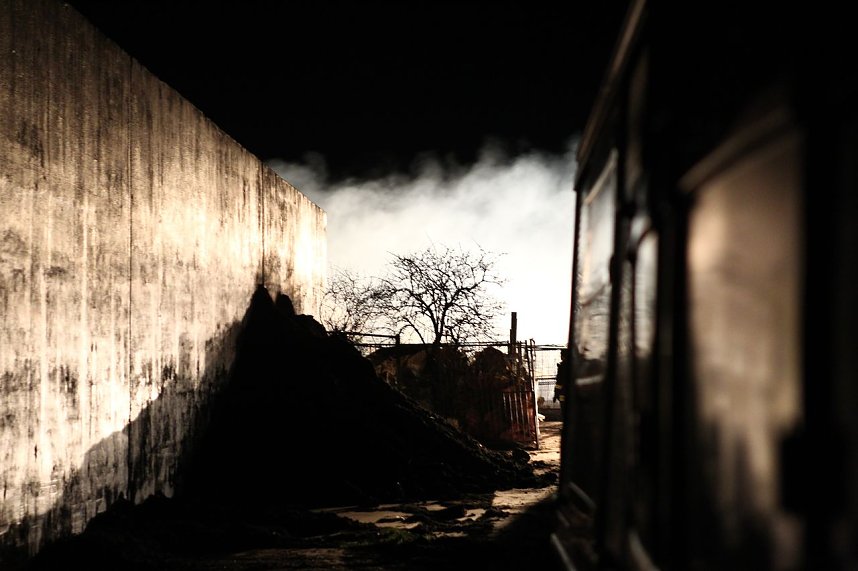 Brand in einem R&uuml;benmehl-Lager