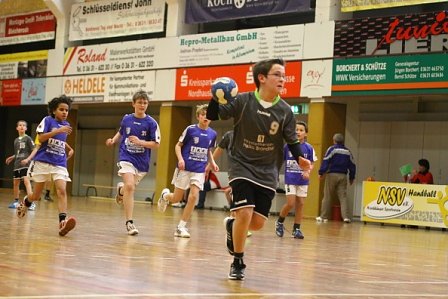 Der Handballnachwuch des NSV