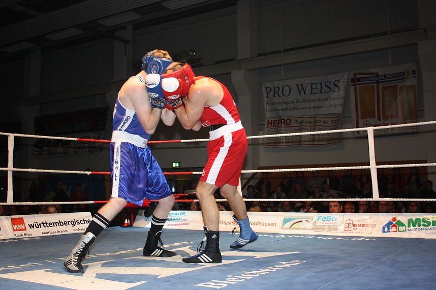 Toller Boxkampf in Nordhausen