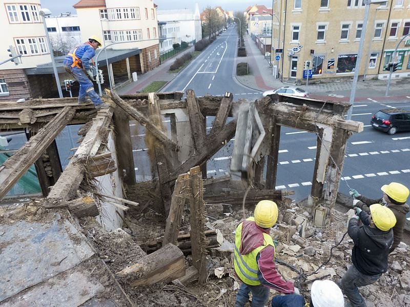 Das Ende eines Hauses