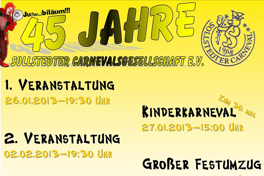 45 Jahre Karneval in Sollstedt
