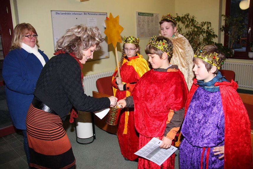 Sternsinger im Landratsamt