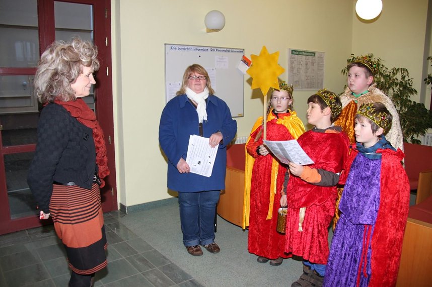 Sternsinger im Landratsamt