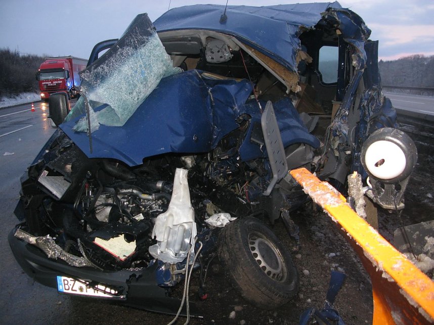 Unfall auf der Autobahn