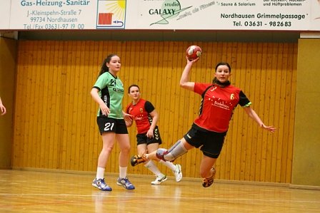 &Uuml;berlegener Sieg der Nordh&auml;user Handball-Damen