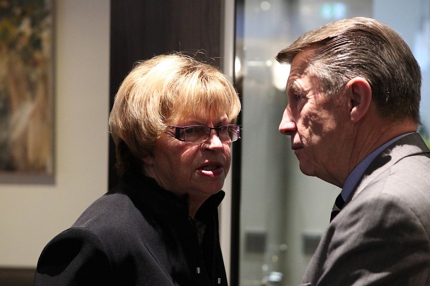 Empfang in der Kalkh&uuml;tte