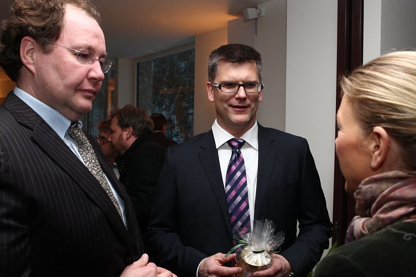 Empfang in der Kalkh&uuml;tte