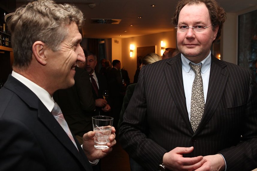 Empfang in der Kalkh&uuml;tte