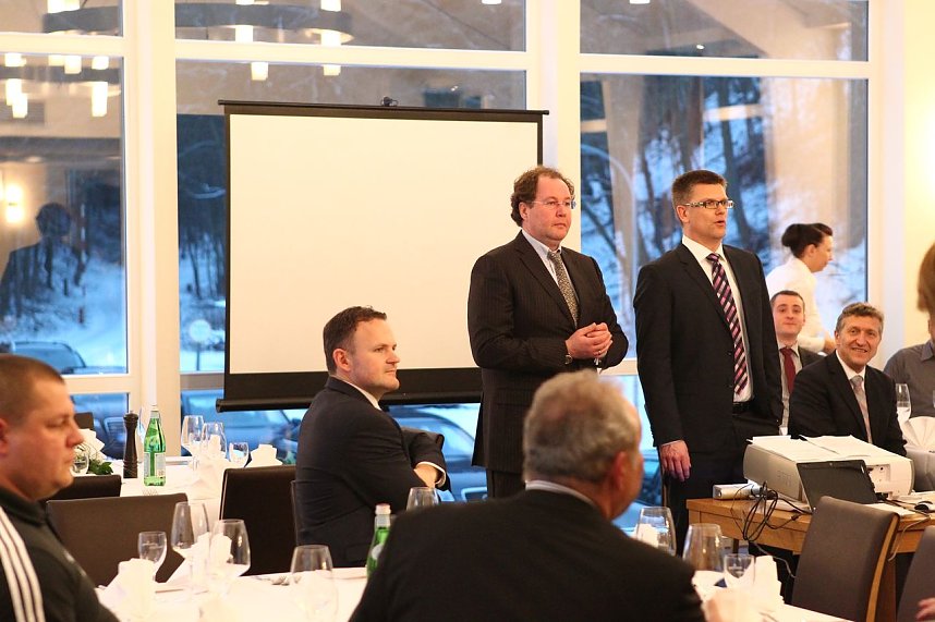 Empfang in der Kalkh&uuml;tte