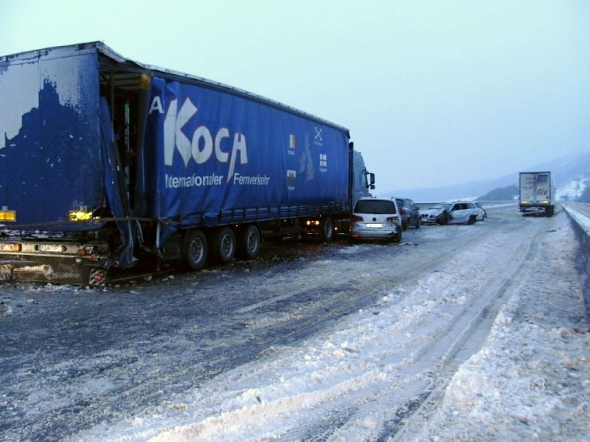 Unfall auf der Autobahn